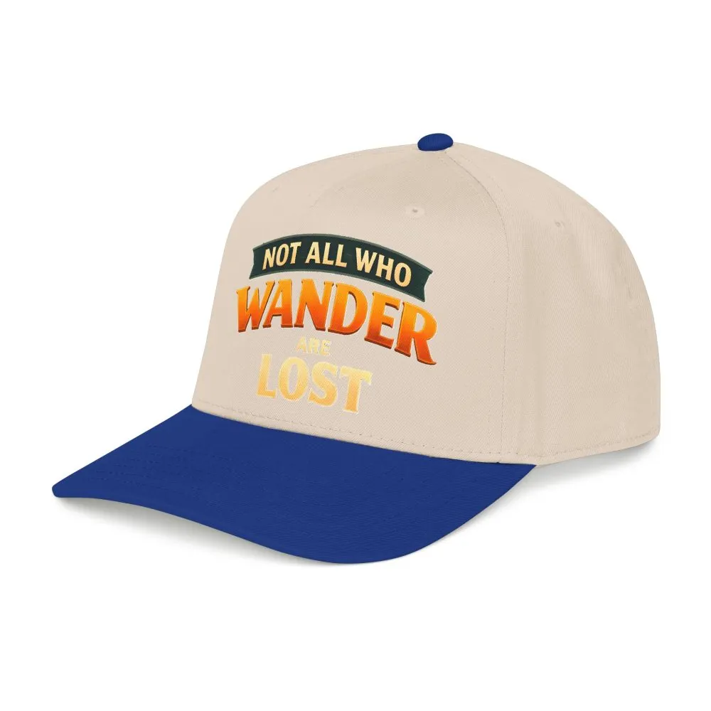 1690529103733385118_2048.jpeg Baseball Cap - "Not All Who Wander Are Lost" Design Scenic-Line