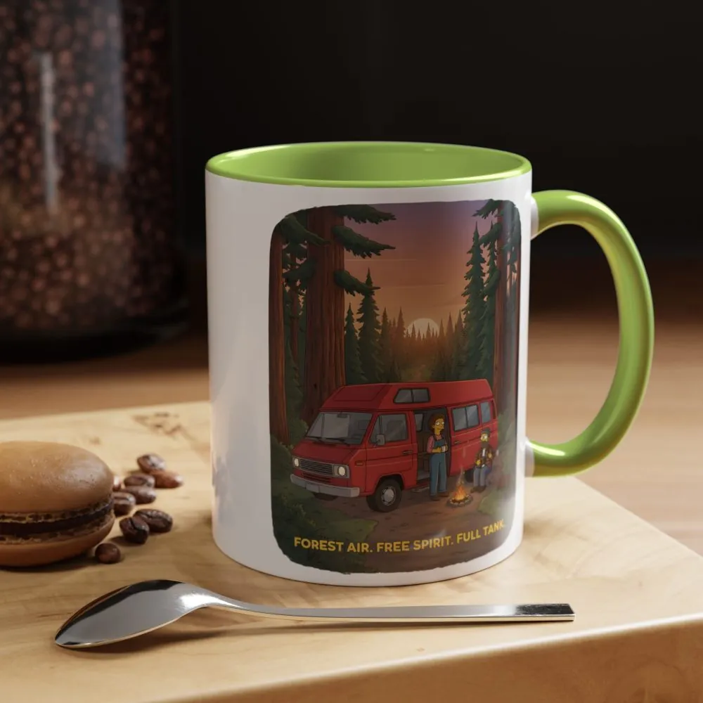 16917802989381792761_2048.jpeg Accent Coffee Mug (11, 15oz) — "Forest Air Free Spirit Full Tank" Design Sitcom-Line