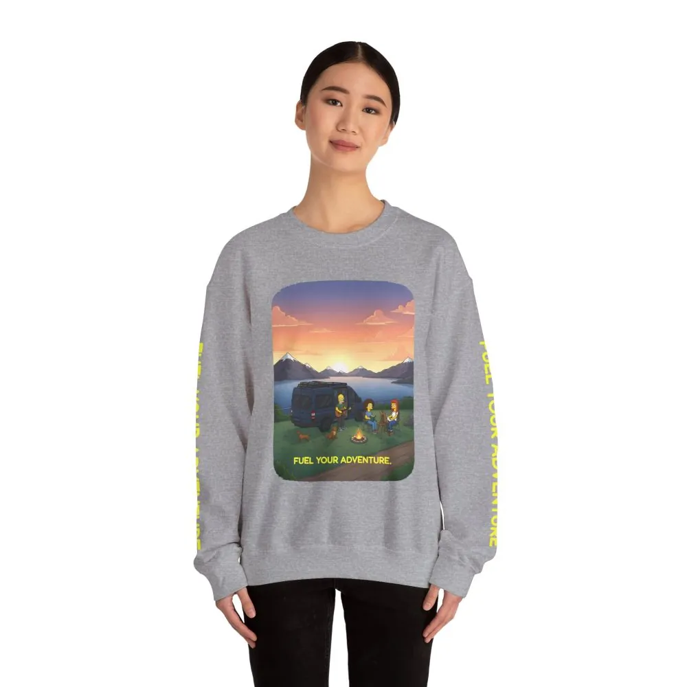 16942472075162571981_2048.jpeg Unisex Heavy Blend™ Crewneck Sweatshirt — "Fuel Your Adventure" Design Sitcom-Line