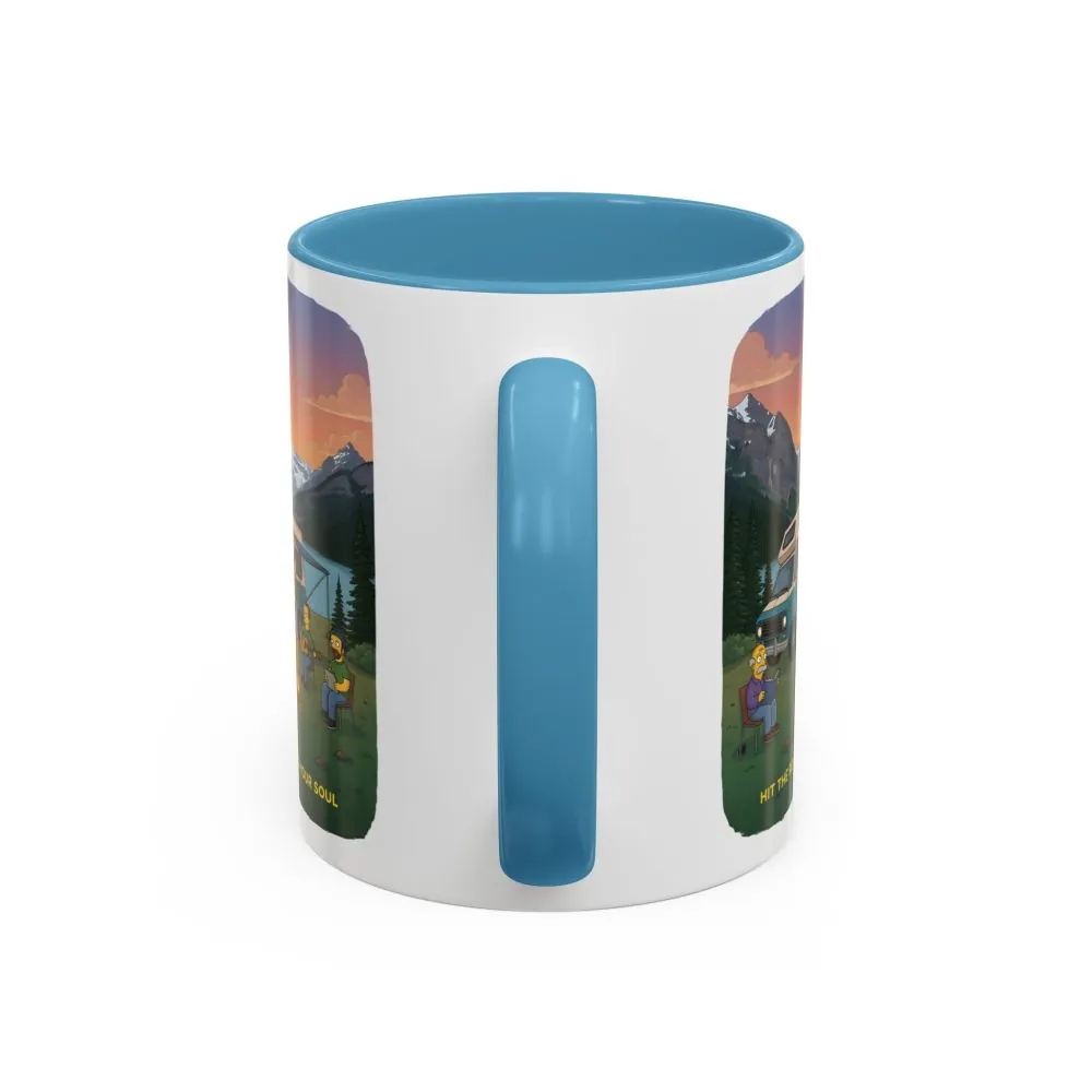 16967859762255175171_2048.jpeg Accent Coffee Mug (11, 15oz) — "Hit The Road-Find Your Soul" Design Sitcom-Line