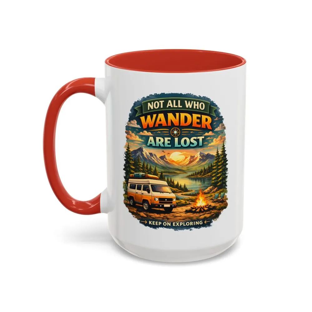 16973923300894341491_2048.jpeg Accent Coffee Mug (11, 15oz) — "Not All Who Wander Are Lost" Design Scenic-Line