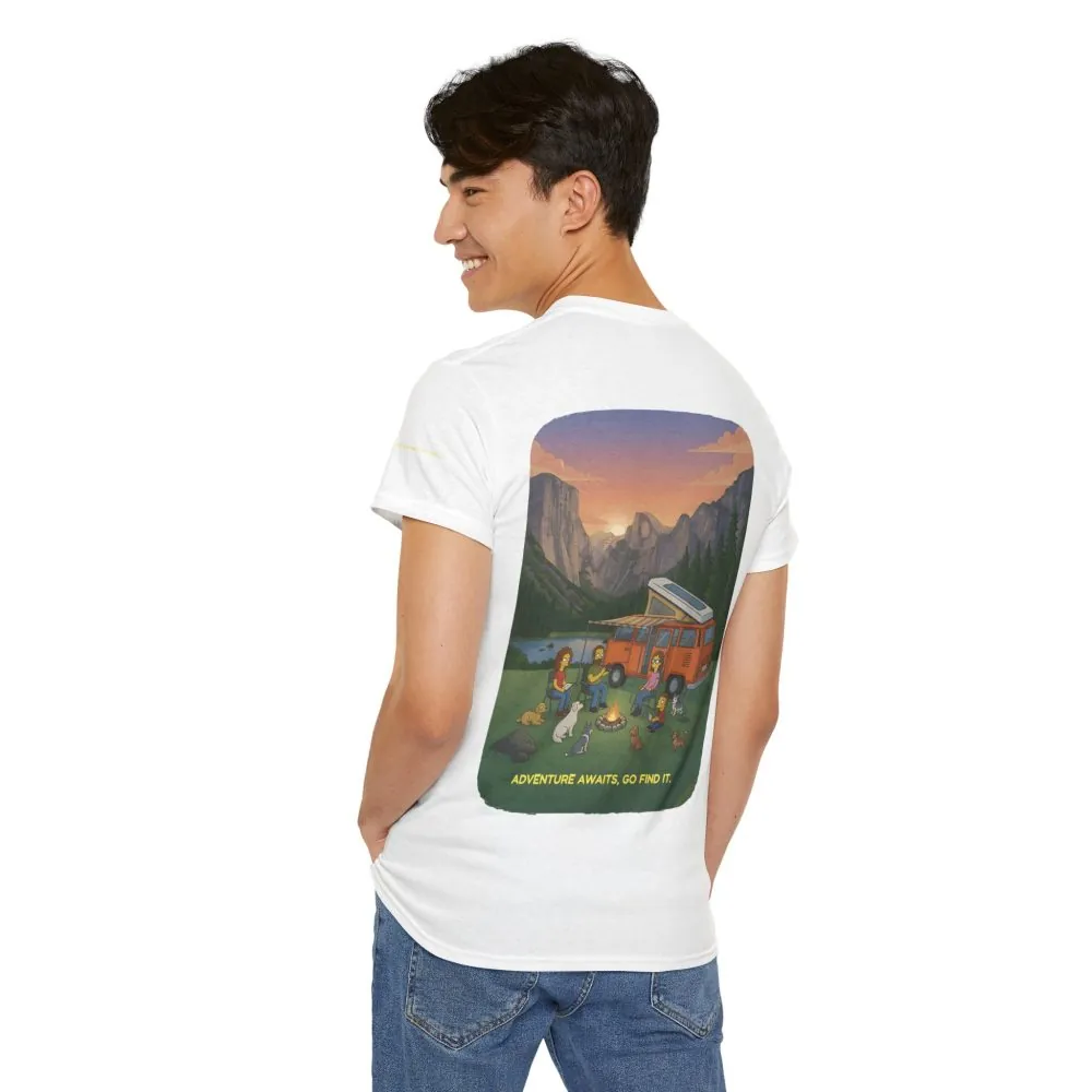 16976944650599346632_2048.jpeg Unisex Heavy Cotton Tee — "Adventure Awaits-Go Find It" Design Sitcom-Line