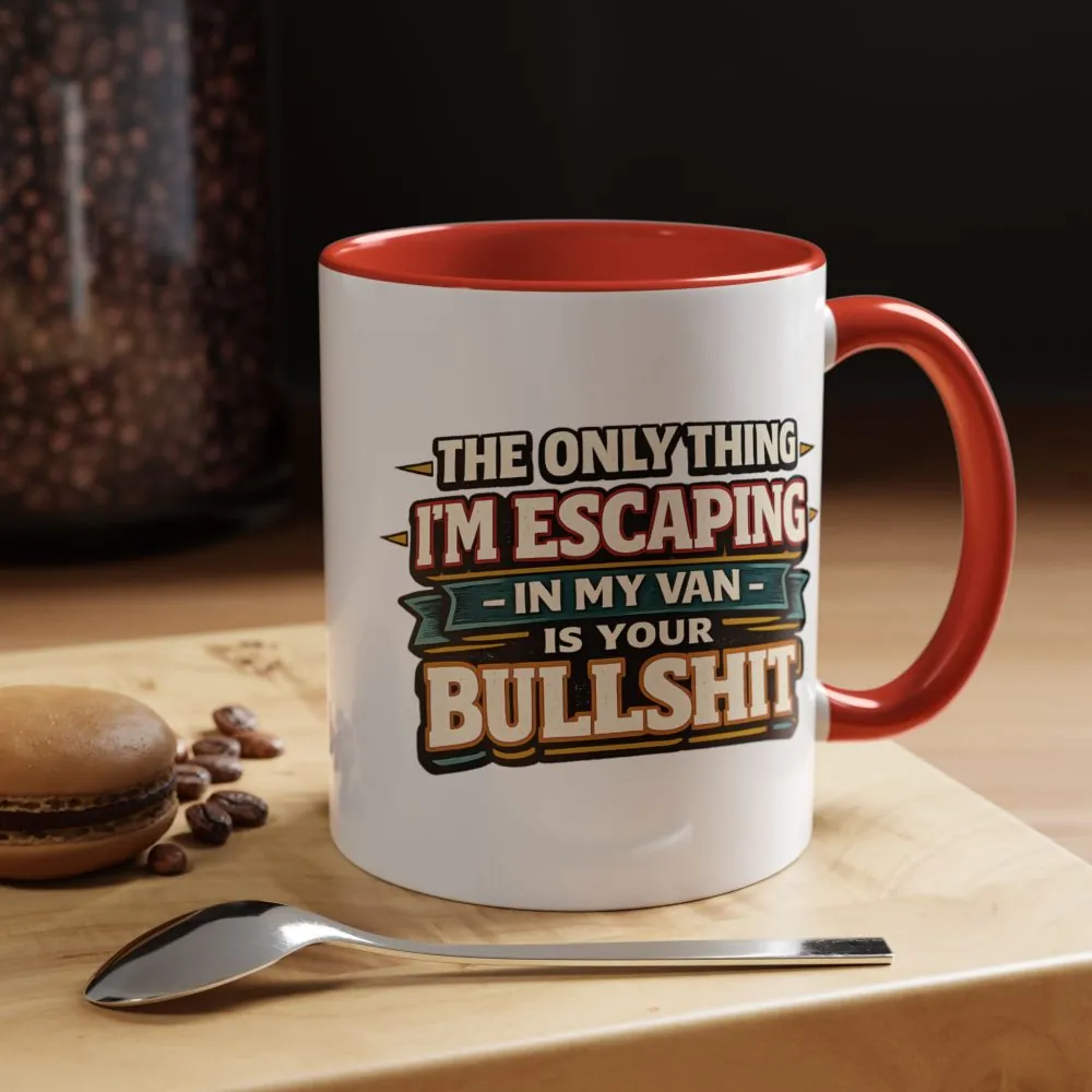 16982138678191796121_2048.jpeg Accent Coffee Mug (11, 15oz) — "The Only Thing I´m Escaping" Design F**K-Line