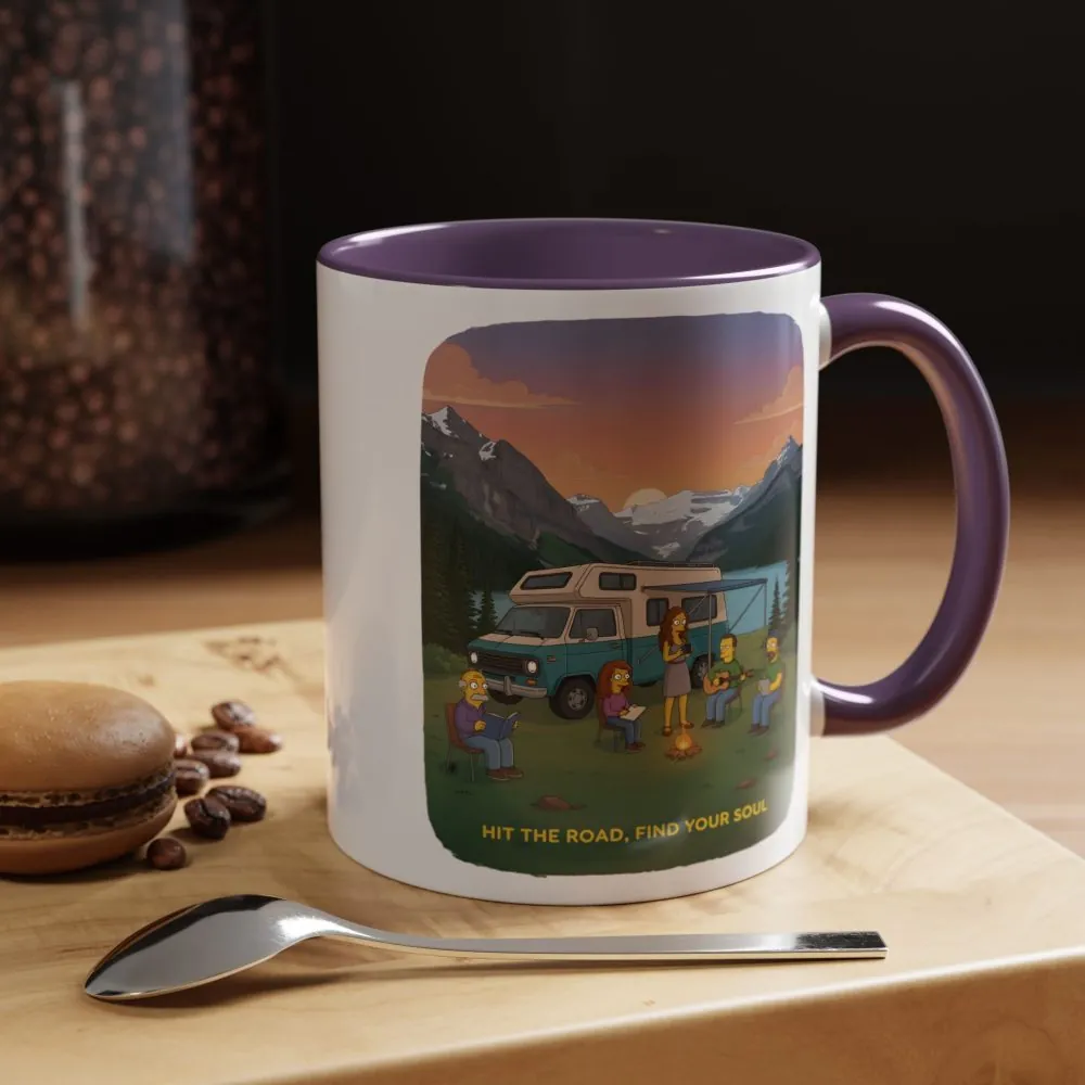 16984913943303343574_2048.jpeg Accent Coffee Mug (11, 15oz) — "Hit The Road-Find Your Soul" Design Sitcom-Line