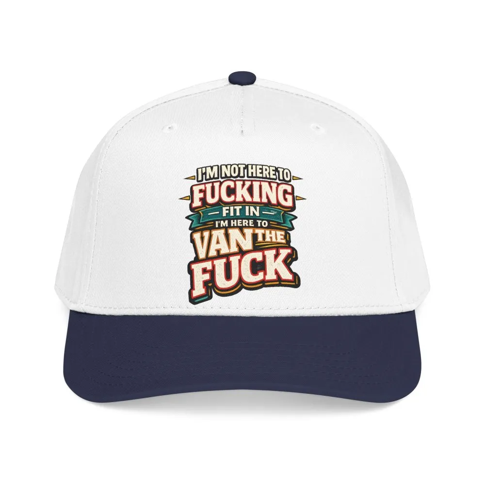 17025132399201410895_2048.jpeg Baseball Cap - "I´m Not Here To Fucking Fit In" Design F**K-Line