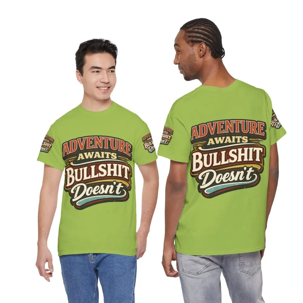 17036893219112418553_2048.jpeg Unisex Heavy Cotton Tee — "Adventure Awaits" Design F**K-Line
