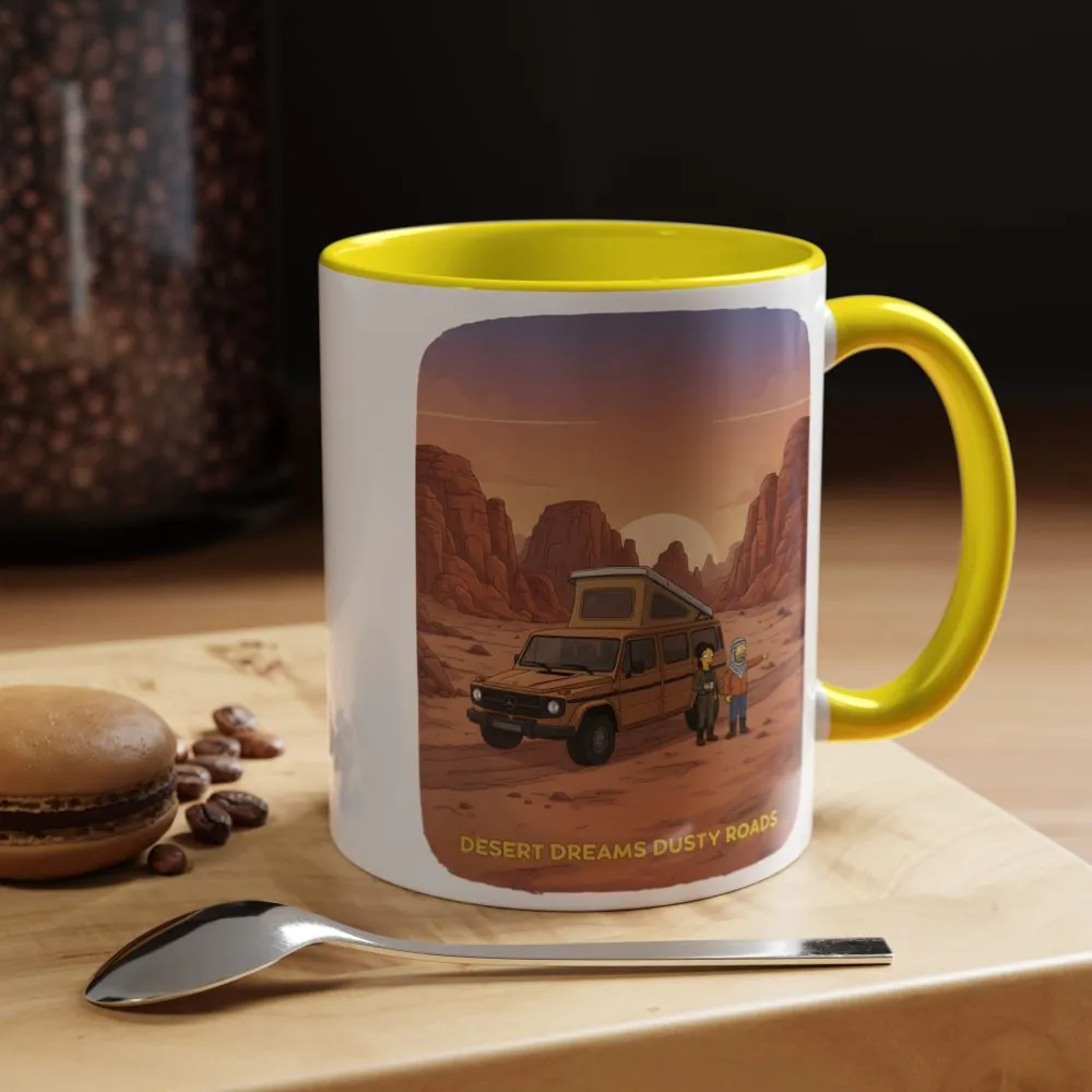 17049524148860210401_2048.jpeg Accent Coffee Mug (11, 15oz) — "Desert Dreams Dusty Roads" Design Sitcom-Line