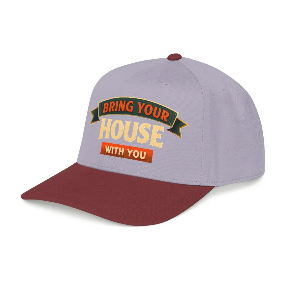 Baseball Cap - "Bring Your House With You" Design Scenic-Line