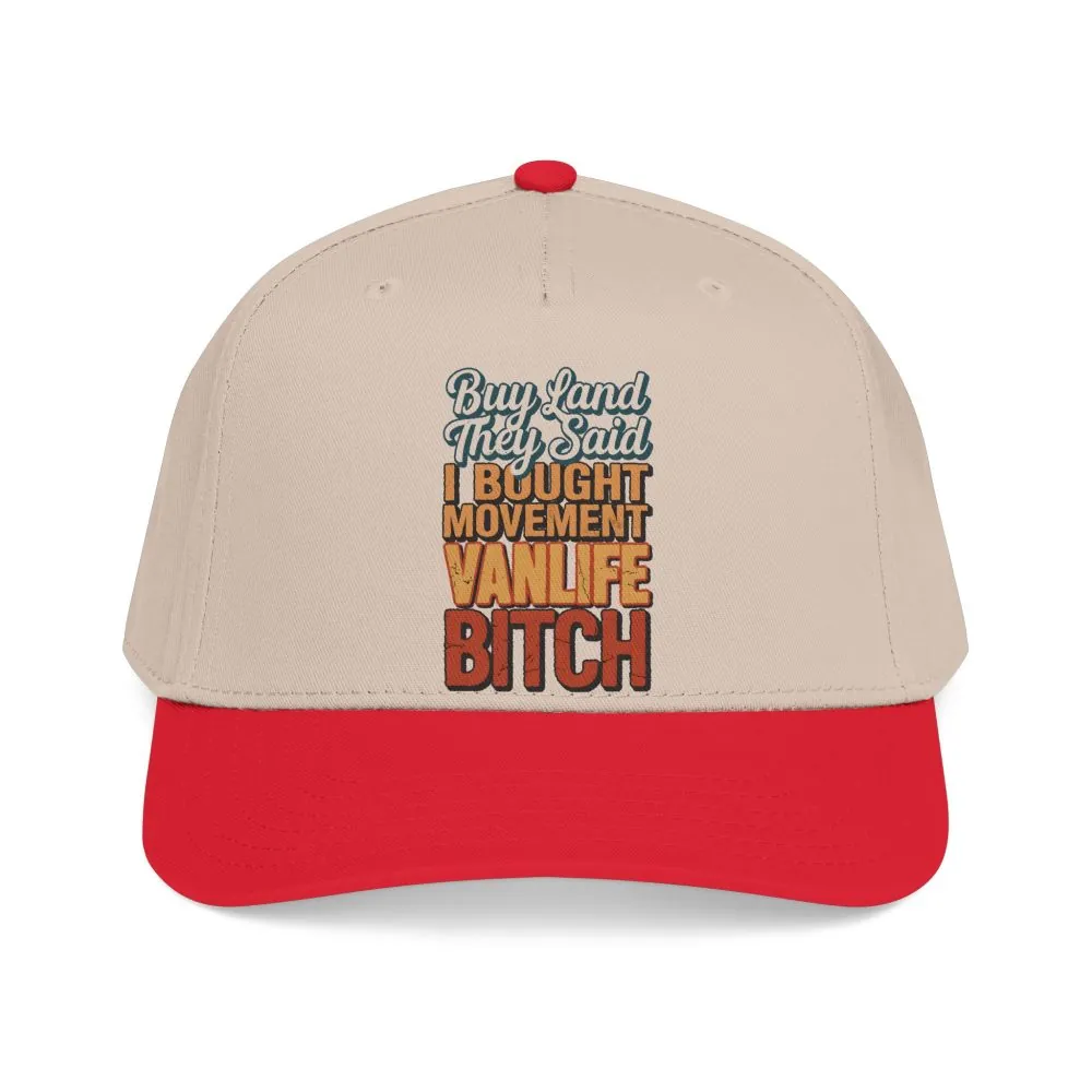 Baseball Cap - "Buy Land They Said" Design F**K-Line