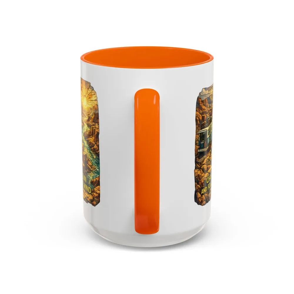 17090971518123770294_2048.jpeg Accent Coffee Mug (11, 15oz) — "Chase The Sun And Follow The Wind" Design Cubic-Line