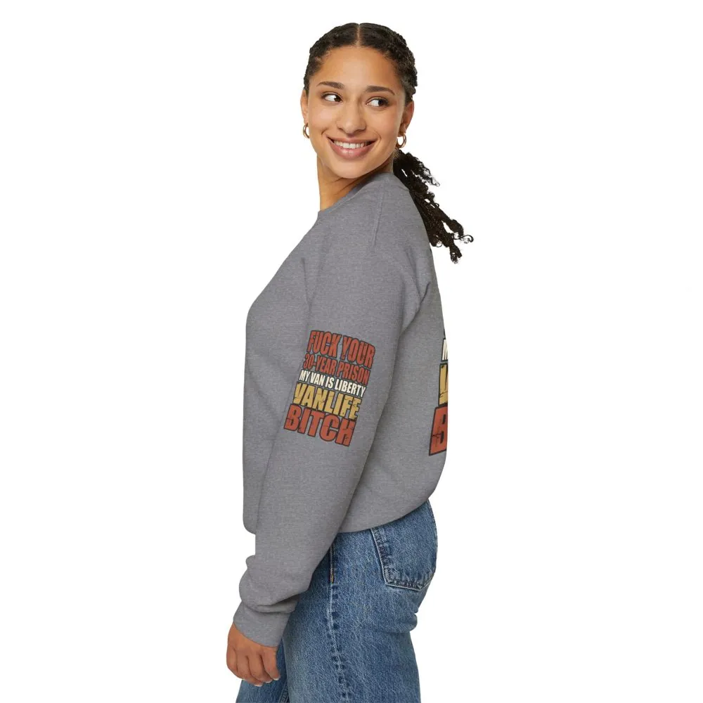 17091188837157036988_2048.jpeg Unisex Heavy Blend™ Crewneck Sweatshirt — "Fuck Your 30 Year" Design F**K-Line