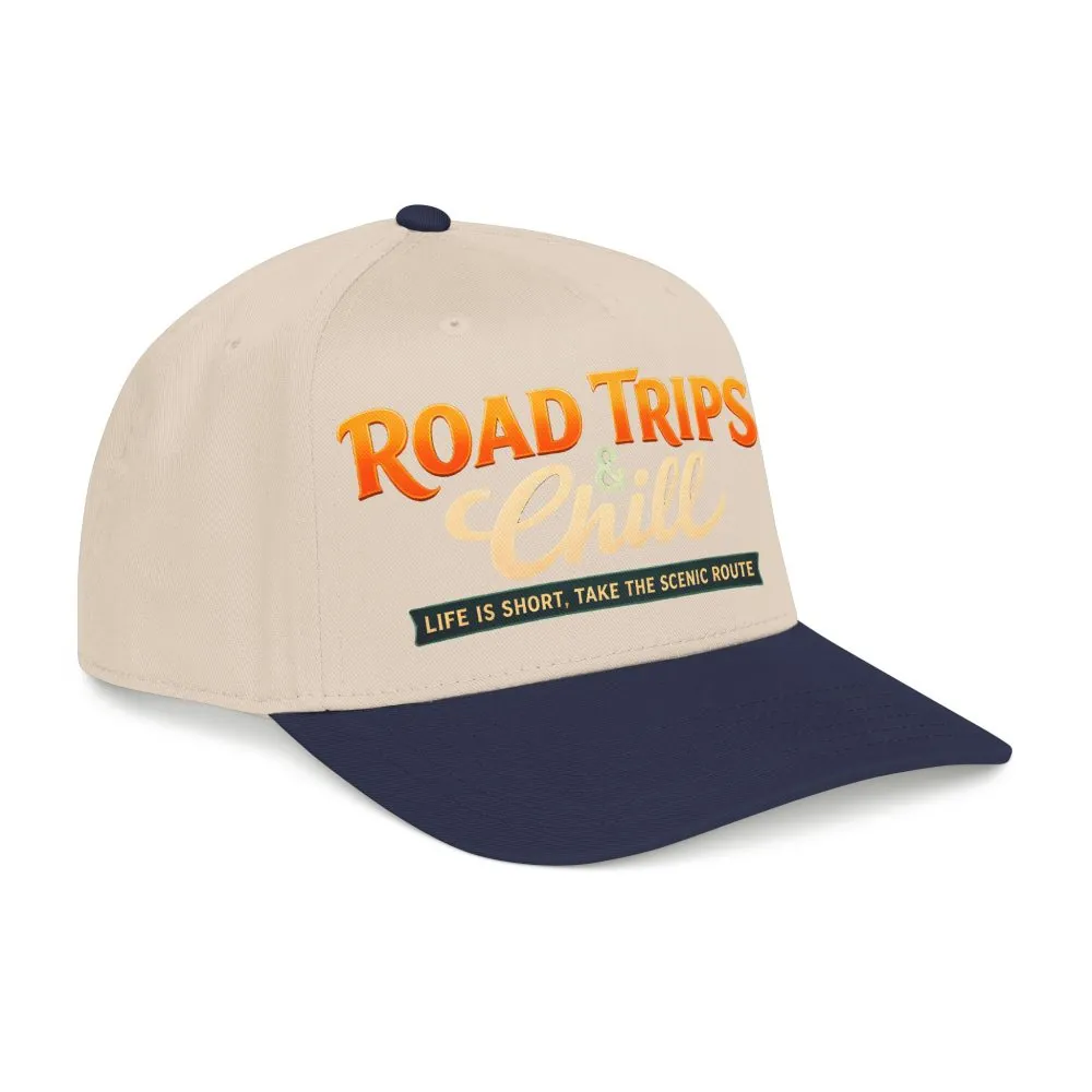 17118763610978304812_2048.jpeg Baseball Cap - "Road Trips And Chill" Design Scenic-Line