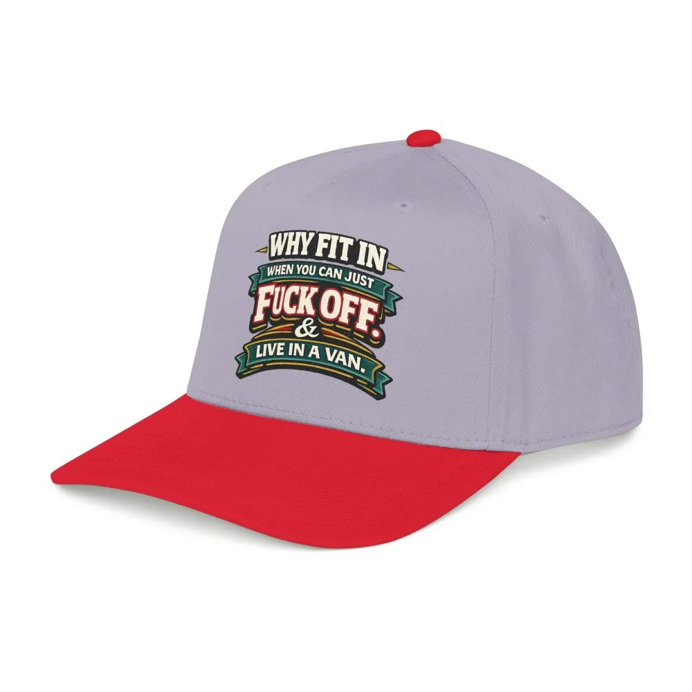 Baseball Cap - "Why Fit In" Design F**K-Line