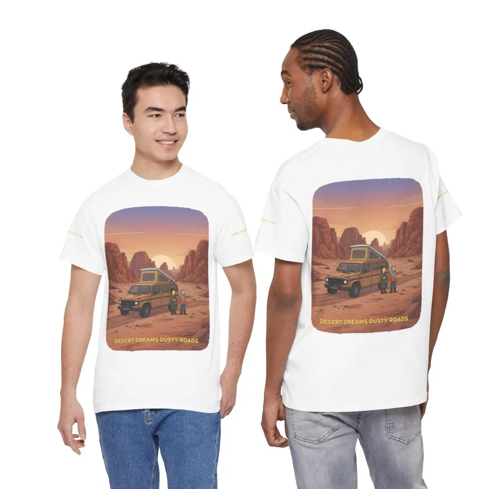 17137791708157875728_2048.jpeg Unisex Heavy Cotton Tee — "Desert Dreams Dusty Roads" Design Sitcom-Line