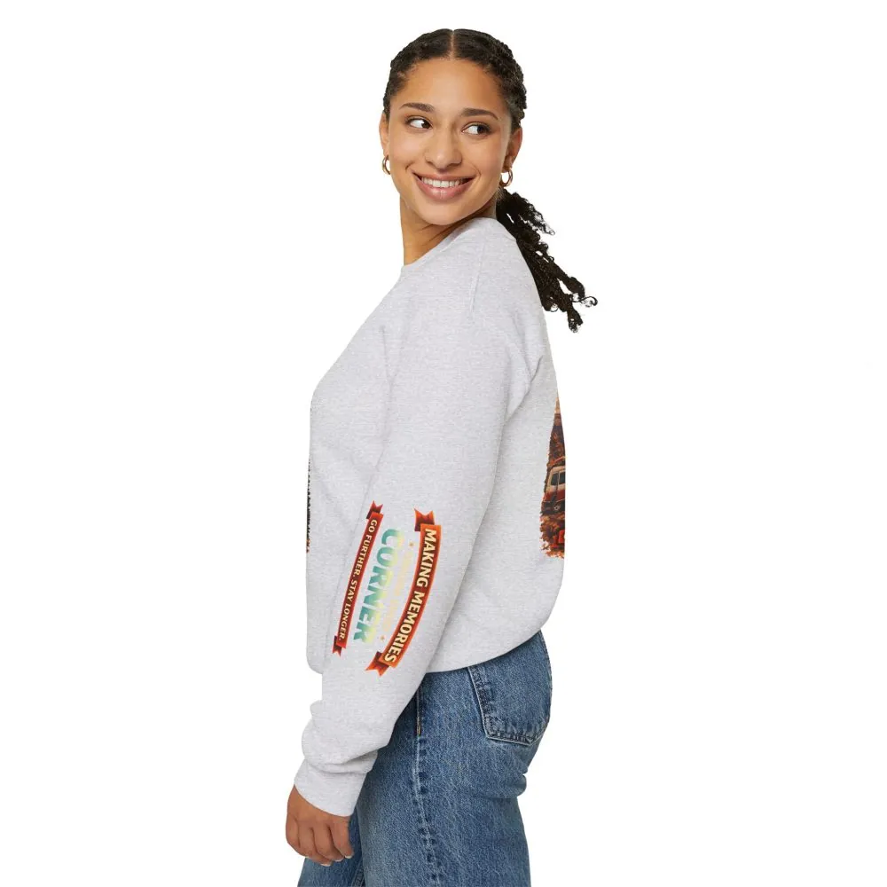 17149273036058131334_2048.jpeg Unisex Heavy Blend™ Crewneck Sweatshirt — "Making Memories Around Every Corner" Design Scenic-Line
