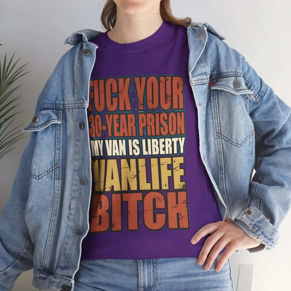Unisex Heavy Cotton Tee — "Fuck Your 30 Year" Design F**K-Line