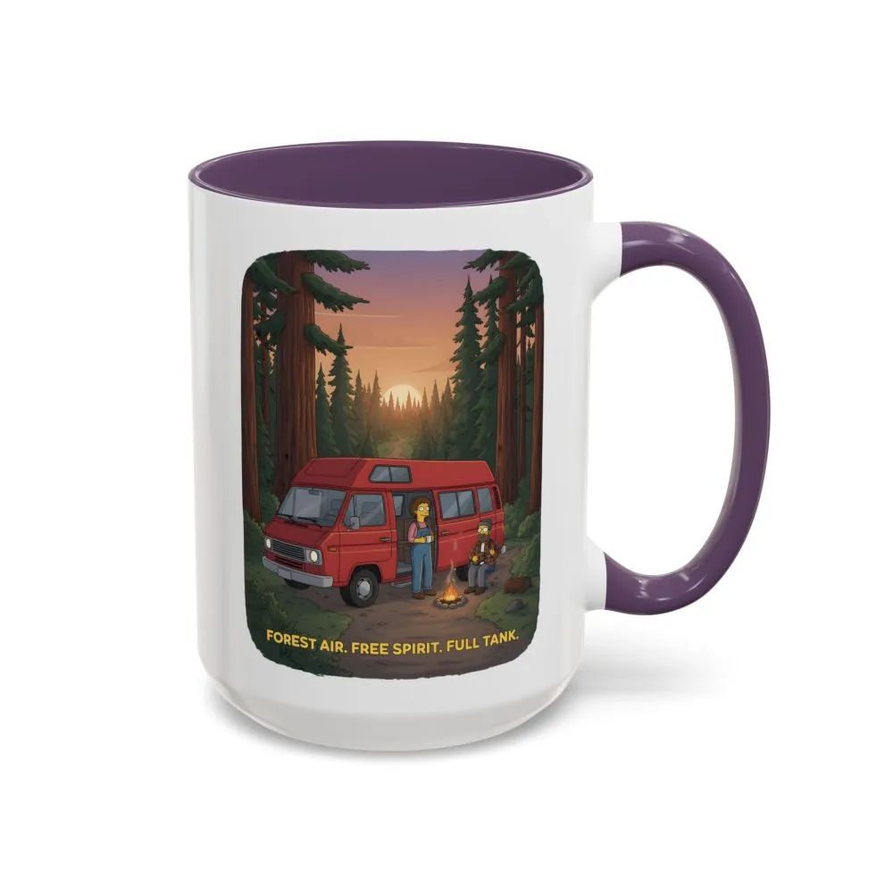 1715836726400929992_2048.jpeg Accent Coffee Mug (11, 15oz) — "Forest Air Free Spirit Full Tank" Design Sitcom-Line