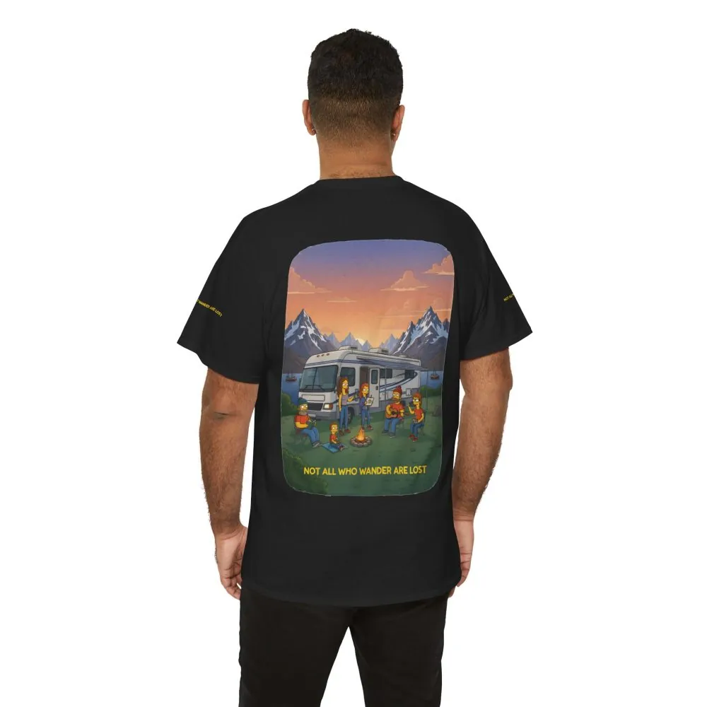 17164374229644929348_2048.jpeg Unisex Heavy Cotton Tee — "Not All Who Wander Are Lost" Design Sitcom-Line