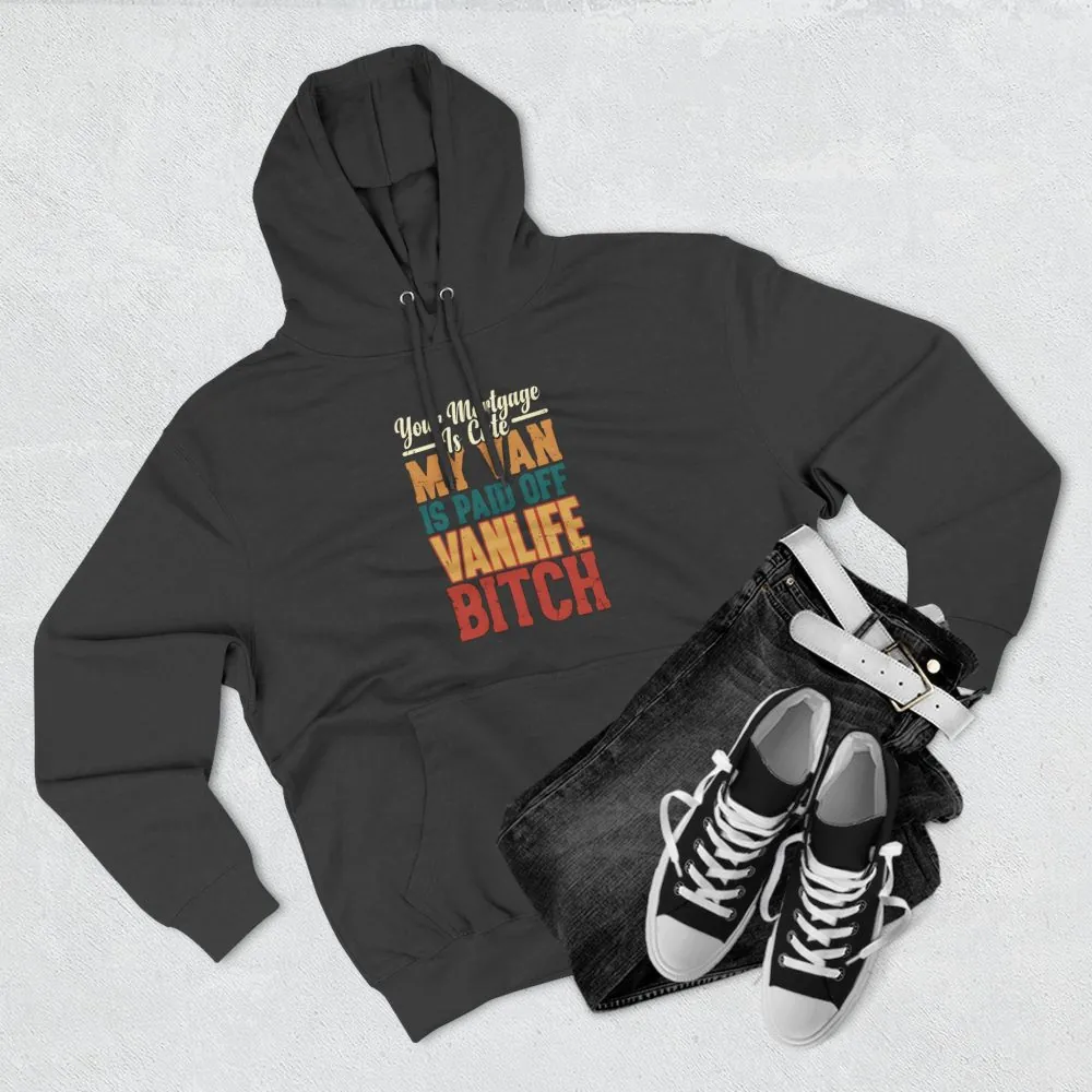 1718174980836623693_2048.jpeg Three-Panel Fleece Hoodie - "Your Mortgage Is Cute" Design F**K-Line