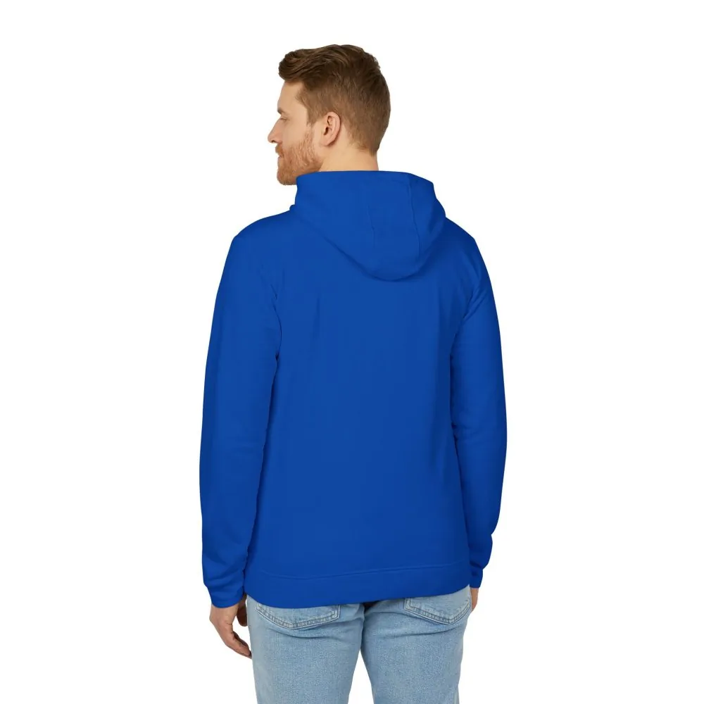 Hoodie(Adidas) — 'Adventure Awaits-Go Where You Feel Most Alive' Outdoor Travel Pullover (Only Front Printed)