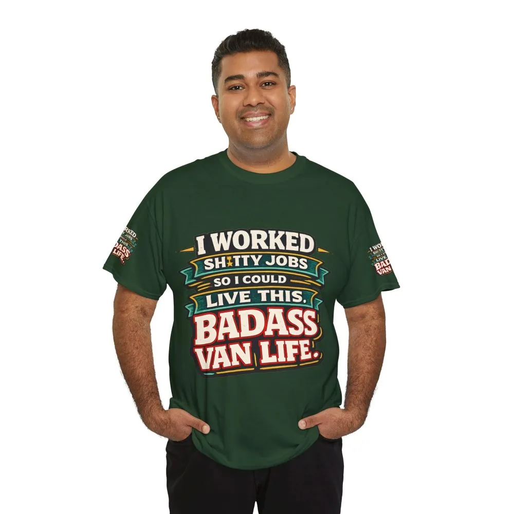 17250695406379913712_2048.jpeg Unisex Heavy Cotton Tee — "I Worked Shitty Jobs" Design F**K-Line