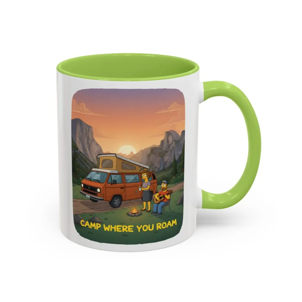 17264851939913129264_2048.jpeg Accent Coffee Mug (11, 15oz) — "Camp Where You Roam" Design Sitcom-Line