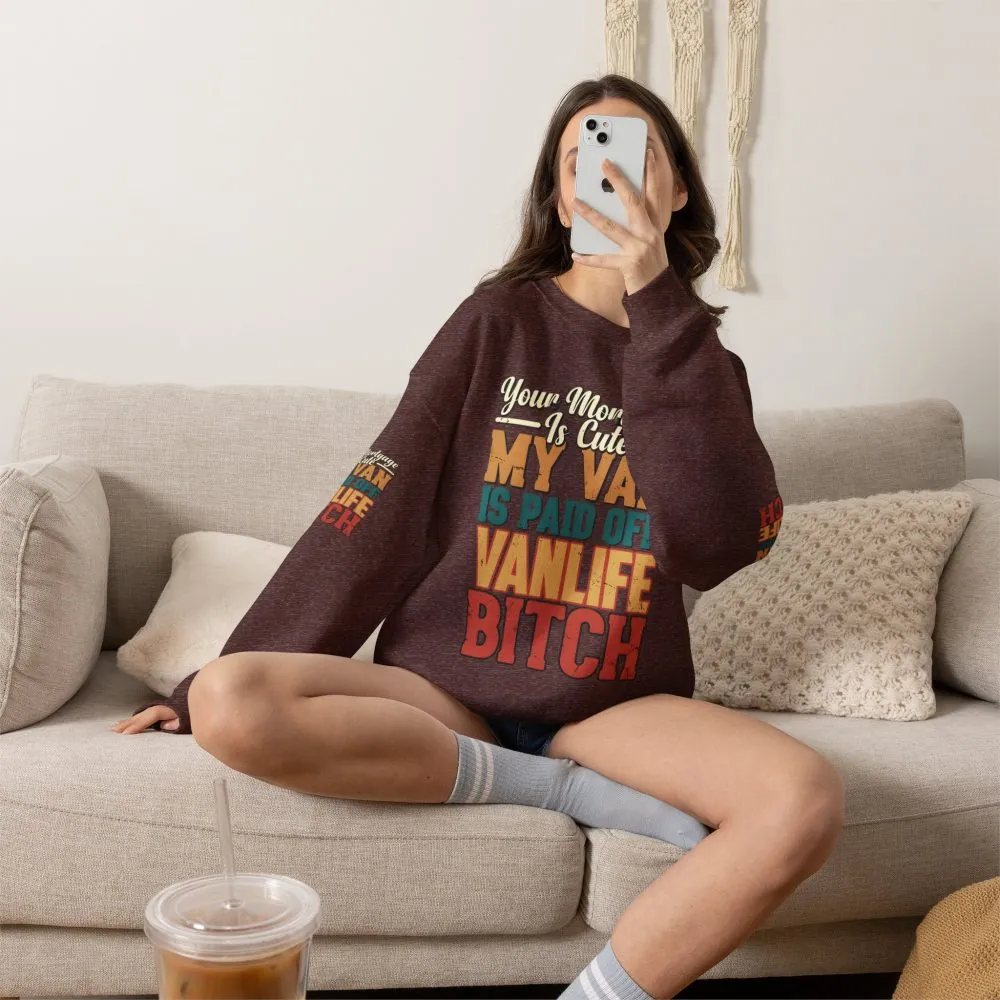 17273483659562422754_2048.jpeg Unisex Heavy Blend™ Crewneck Sweatshirt — "Your Mortgage Is Cute" Design F**K-Line