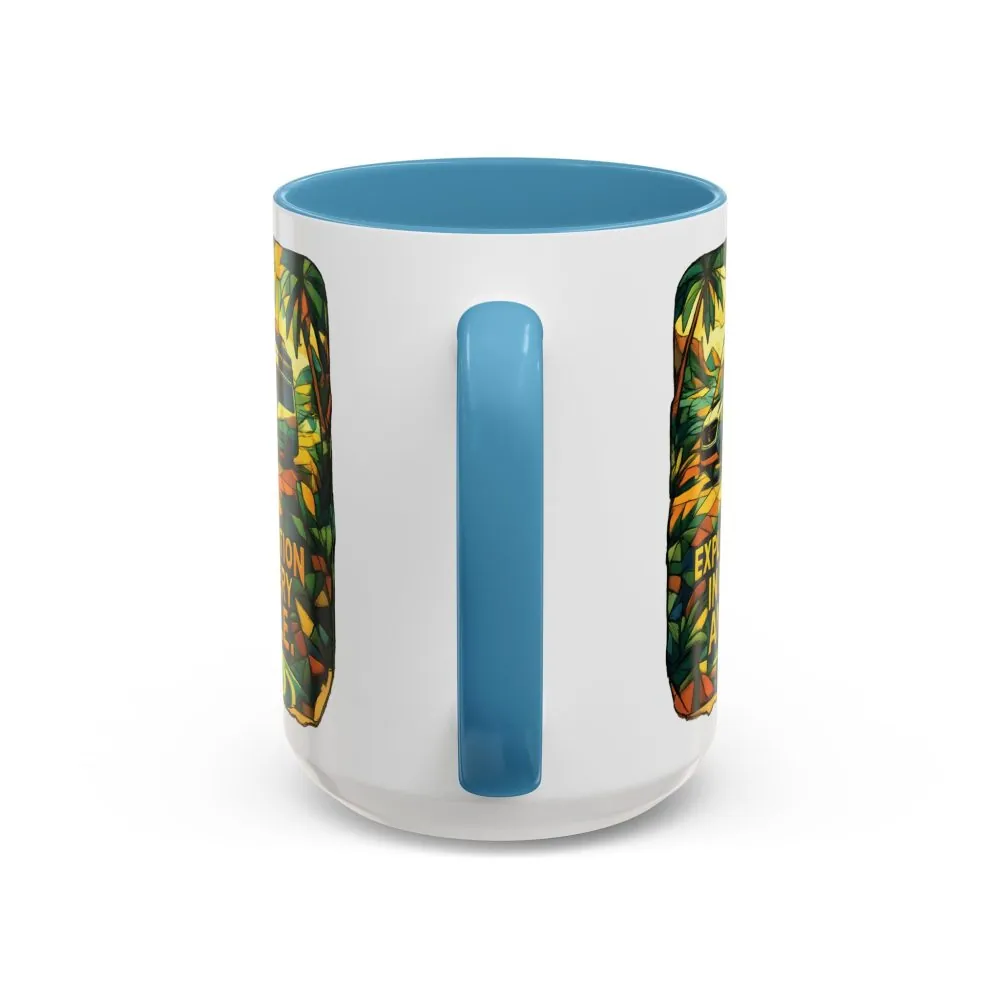 17304313246389049118_2048.jpeg Accent Coffee Mug (11, 15oz) — "Exploration In Every Angle" Design Cubic-Line