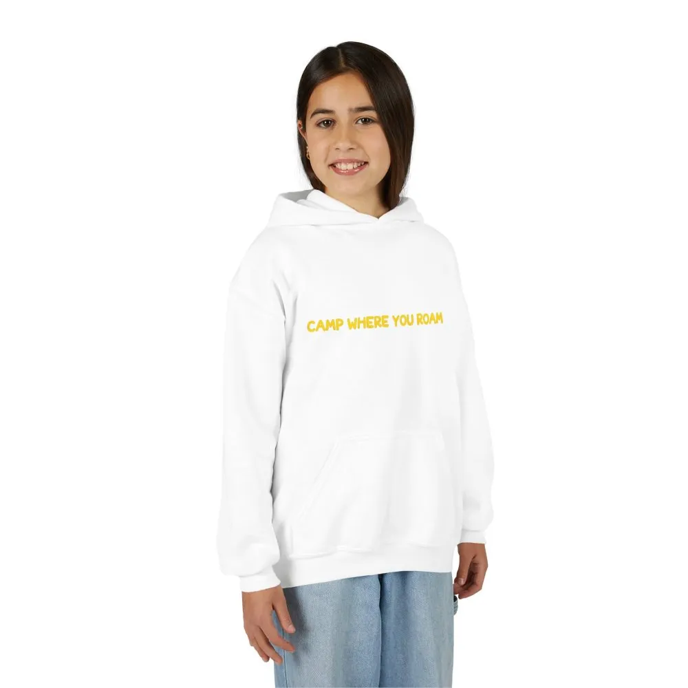17304870496177756497_2048.jpeg Youth Hoodie(Gildan) – "Camp Where You Roam" (Design Sitcom-Line)