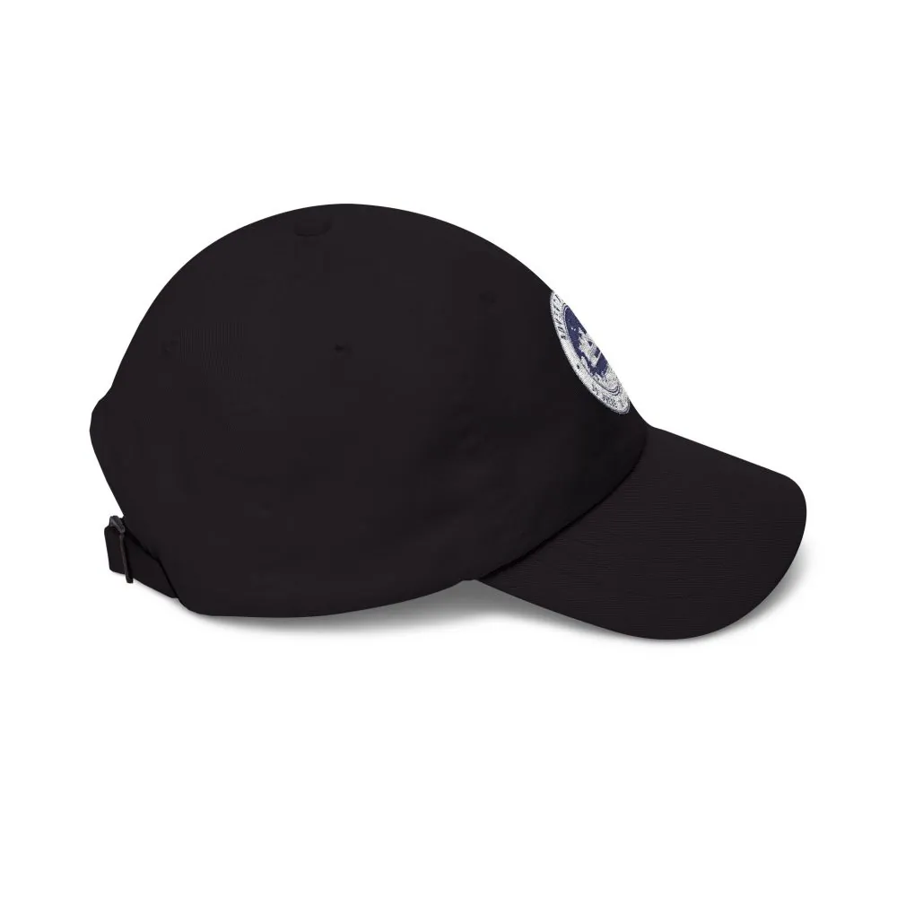 Dad Cap - "Adventure Awaits-Go Where You Feel Most Alive" Vintage National Park Stamp Hat