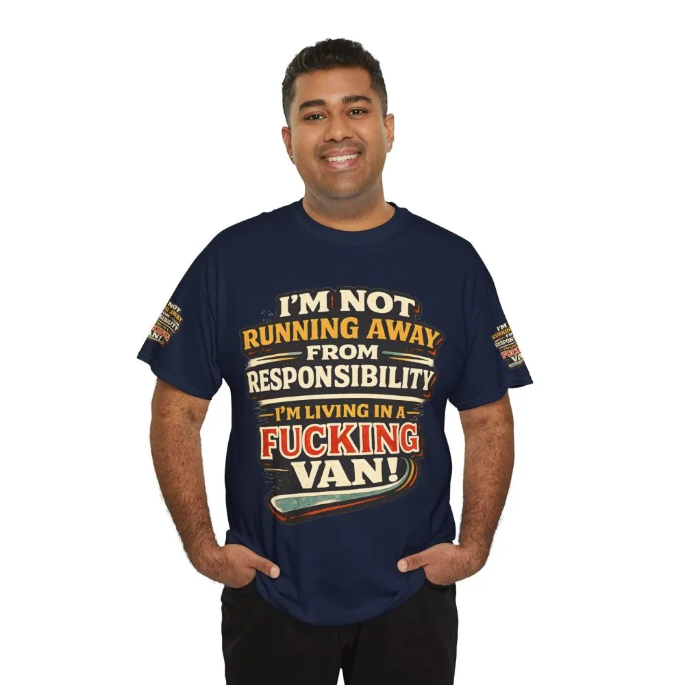 17310635290522045435_2048.jpeg Unisex Heavy Cotton Tee — "I`m Not running Away" Design F**K-Line