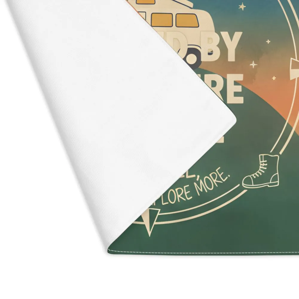 Vanlife Placemat — 'Fueled by Adventure & Coffee: Eat Well, Explore More'