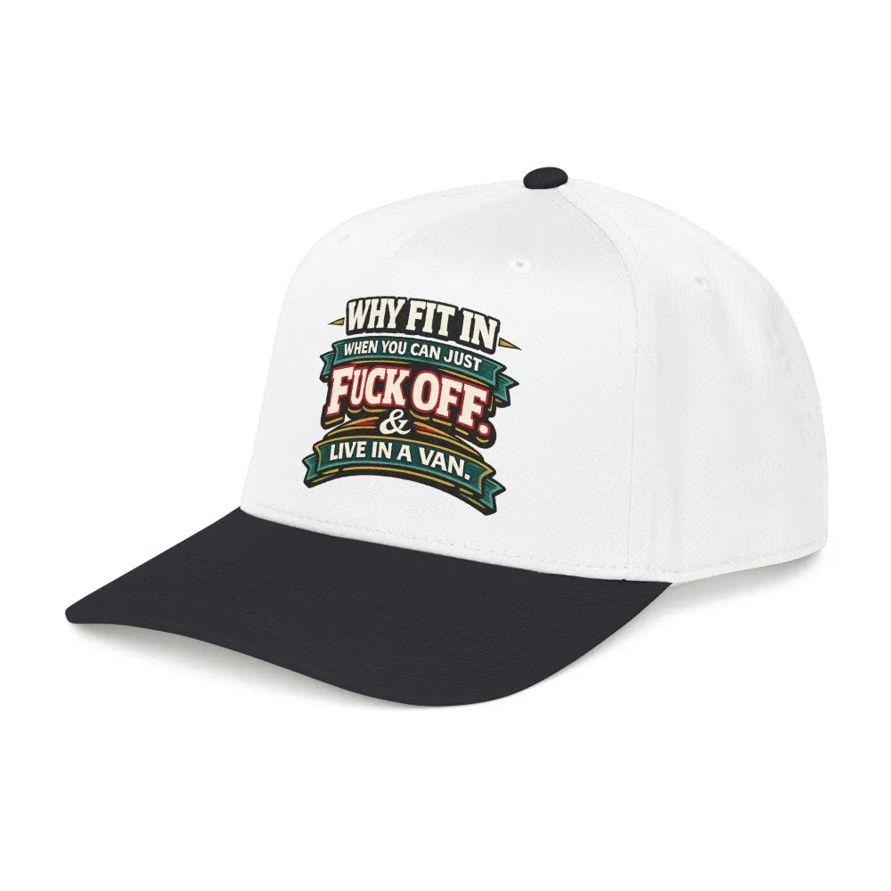Baseball Cap - "Why Fit In" Design F**K-Line