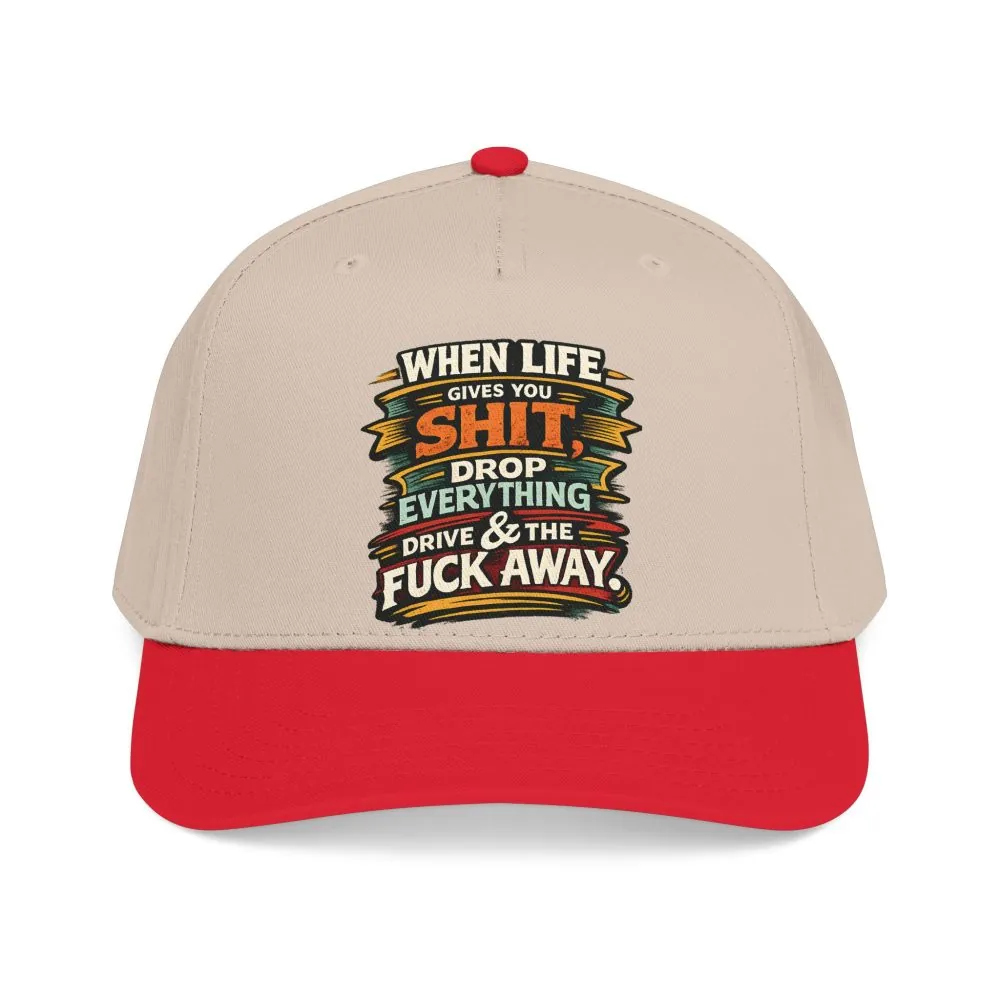17357926998127133699_2048.jpeg Baseball Cap - "When Live Gives You Shit" Design F**K-Line