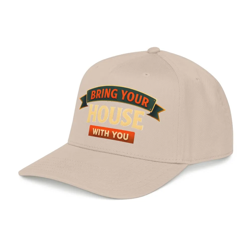 Baseball Cap - "Bring Your House With You" Design Scenic-Line