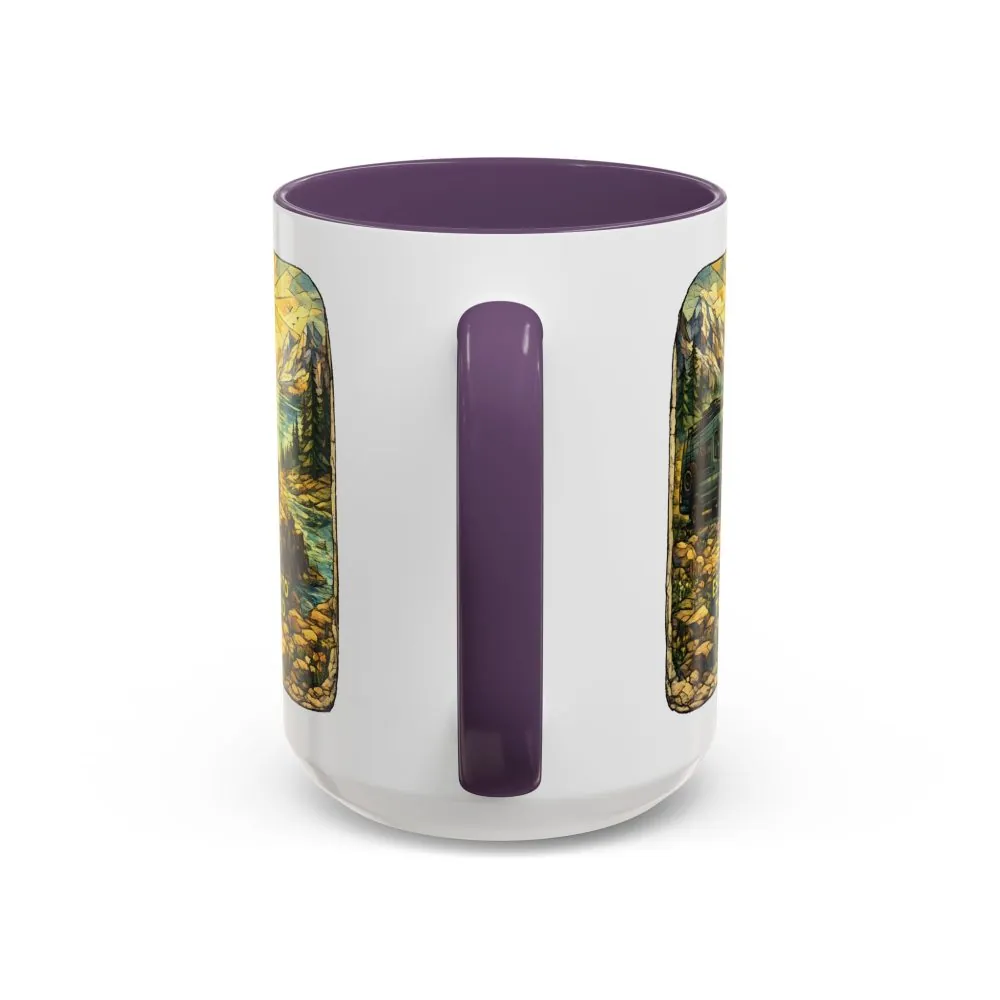 17361813329803942594_2048.jpeg Accent Coffee Mug (11, 15oz) — "Escape Into The Wild" Design Cubic-Line
