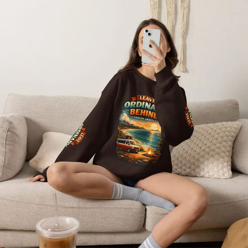 17364782593359285393_2048.jpeg Unisex Heavy Blend™ Crewneck Sweatshirt — "Leave Ordinary Behind" Design Scenic-Line