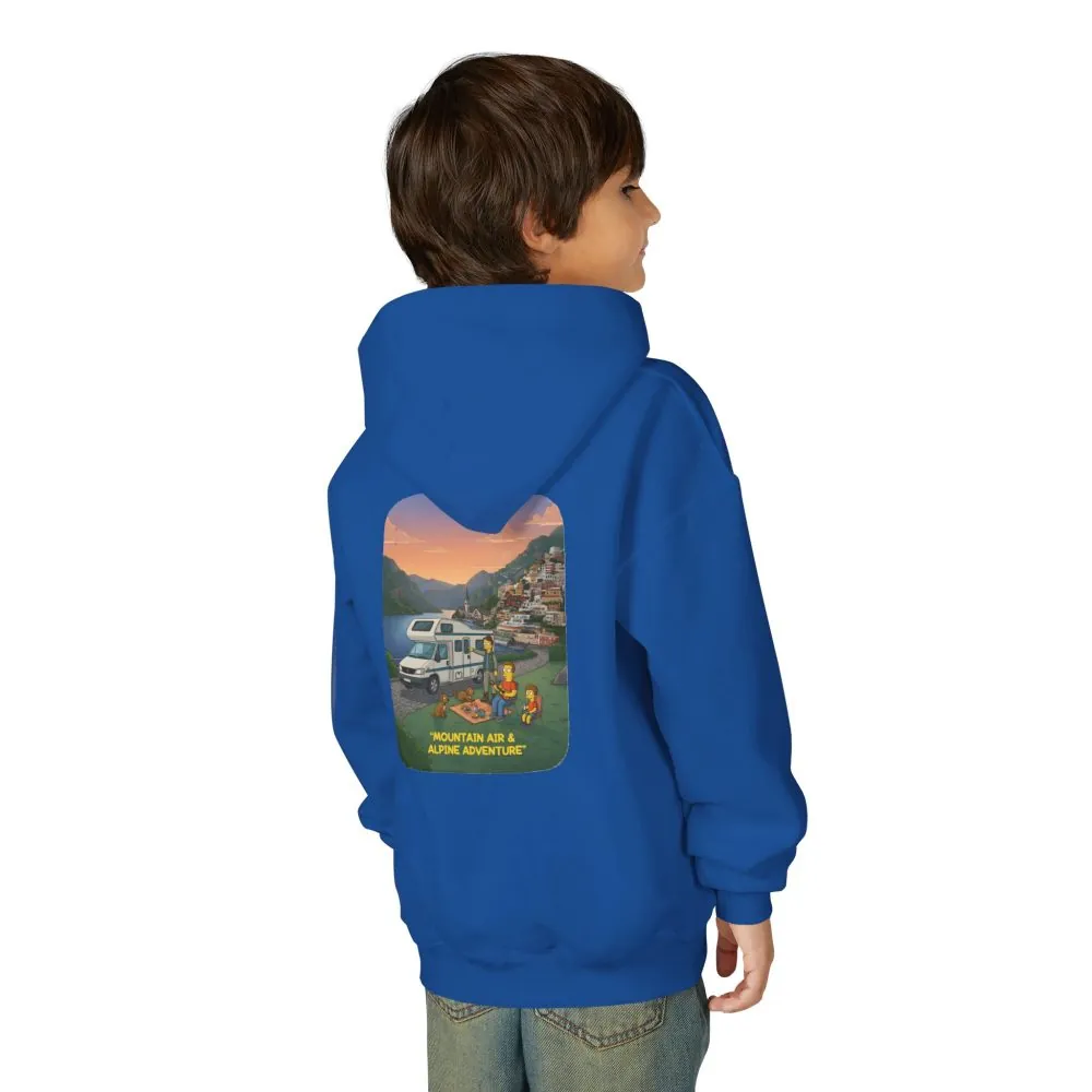 17371228232484114277_2048.jpeg Youth Hoodie(Gildan) – "Mountain Air-Alpine Adventure" (Design Sitcom-Line)