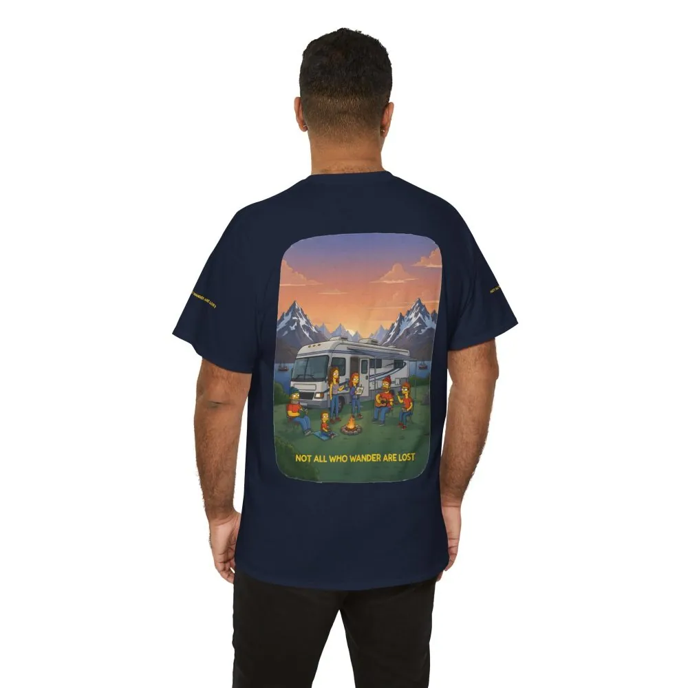 17414025985019784123_2048.jpeg Unisex Heavy Cotton Tee — "Not All Who Wander Are Lost" Design Sitcom-Line
