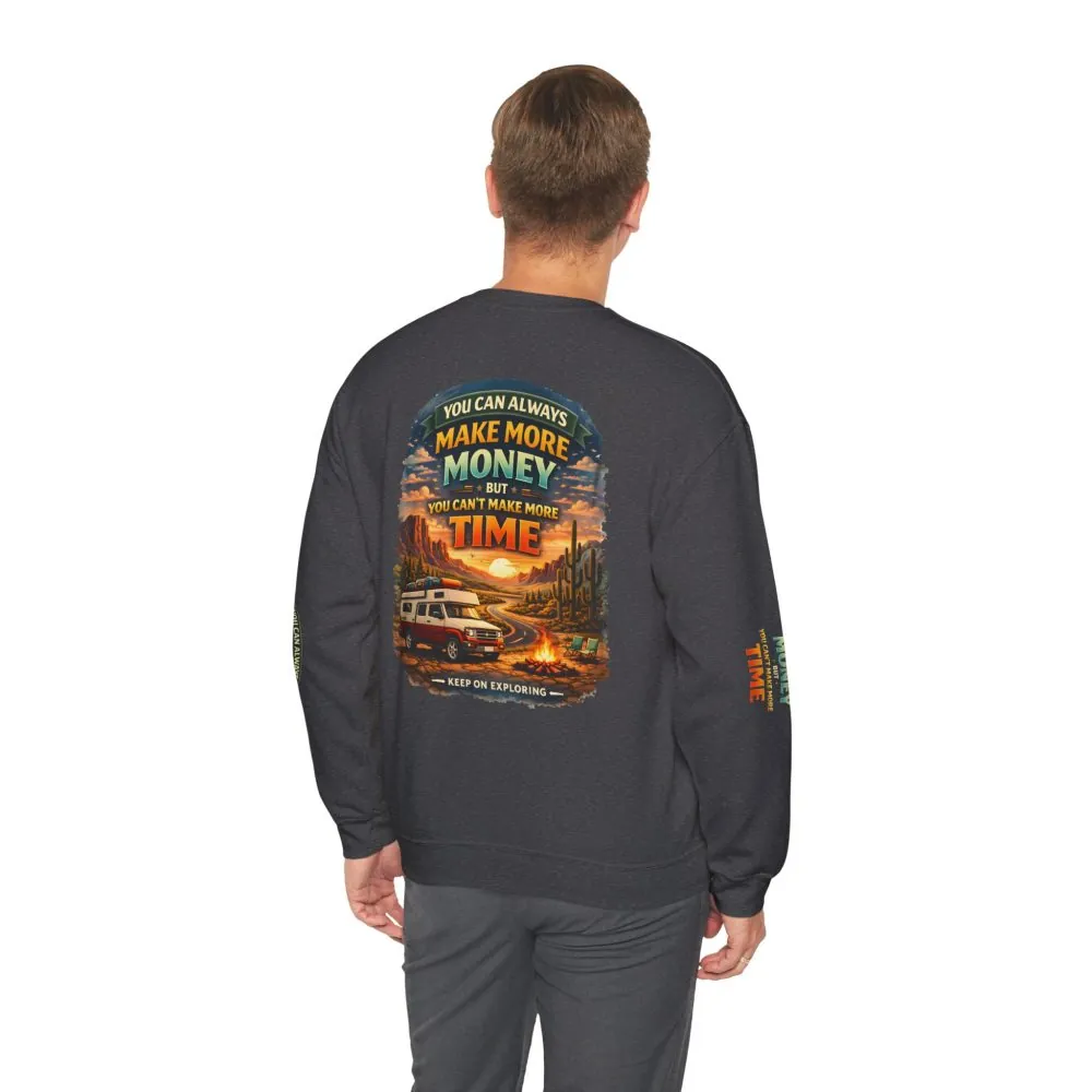 17435931753506959357_2048.jpeg Unisex Heavy Blend™ Crewneck Sweatshirt — "You Can Always Make More Money" Design Scenic-Line