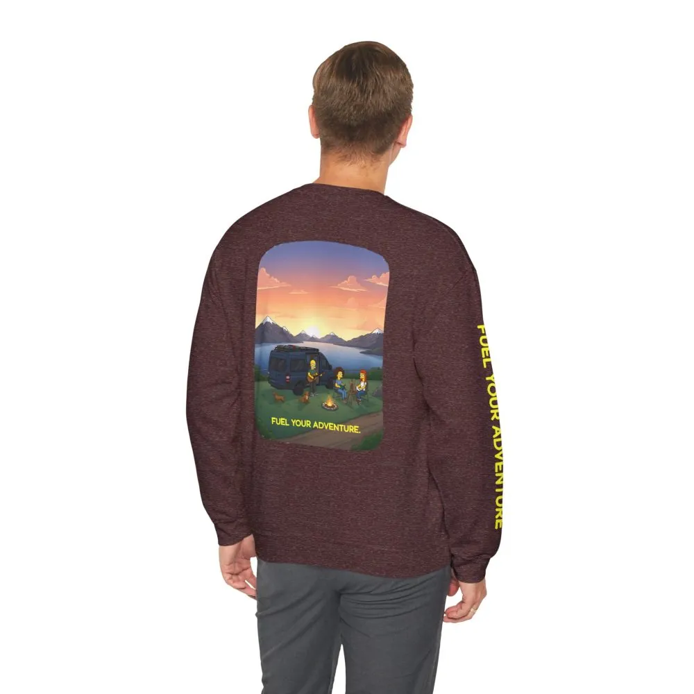17443533248018618157_2048.jpeg Unisex Heavy Blend™ Crewneck Sweatshirt — "Fuel Your Adventure" Design Sitcom-Line