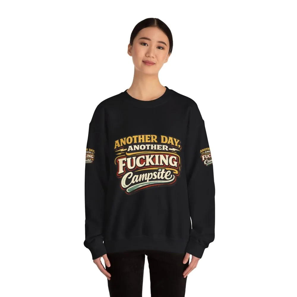 Unisex Heavy Blend™ Crewneck Sweatshirt — "Another Day" Design F**K-Line
