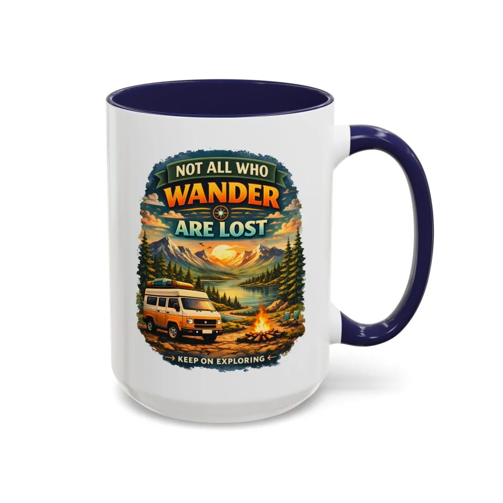 17473140485241939260_2048.jpeg Accent Coffee Mug (11, 15oz) — "Not All Who Wander Are Lost" Design Scenic-Line