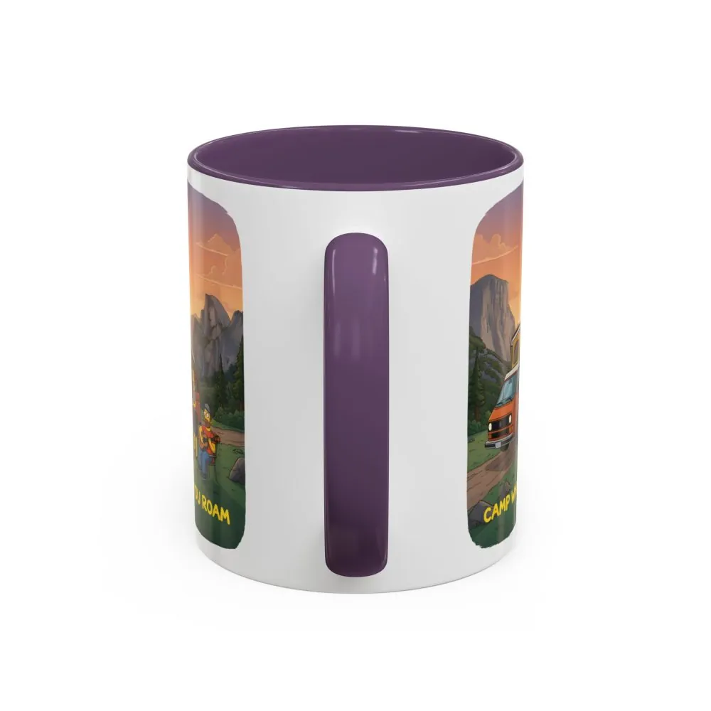 17494034609314903883_2048.jpeg Accent Coffee Mug (11, 15oz) — "Camp Where You Roam" Design Sitcom-Line
