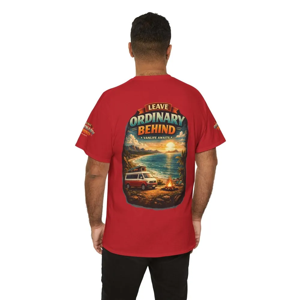 175031217874774943_2048.jpeg Unisex Heavy Cotton Tee — "Leave Ordinary Behind" Design Scenic-Line