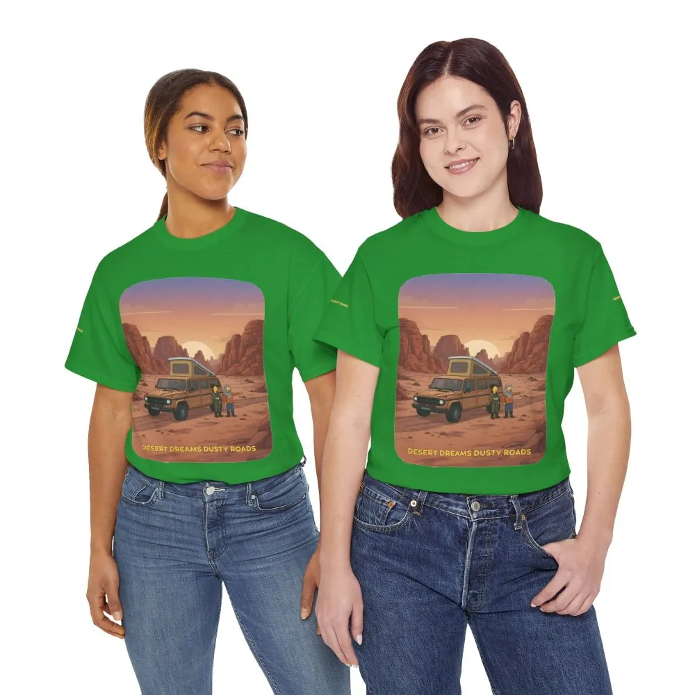 17504608413970233710_2048.jpeg Unisex Heavy Cotton Tee — "Desert Dreams Dusty Roads" Design Sitcom-Line