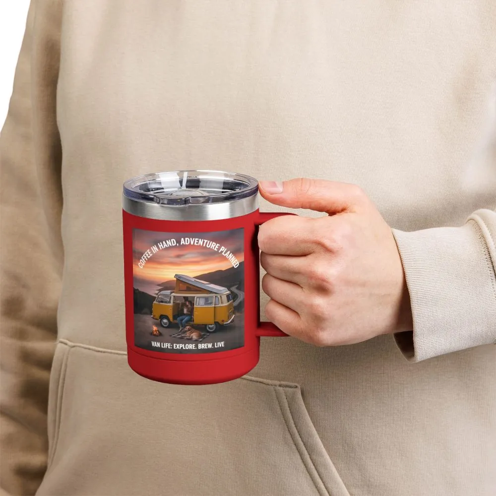 1750660891085955721_2048.jpeg Coffee Mug Tumbler, 15oz — "Coffee in Hand, Adventure Planned"