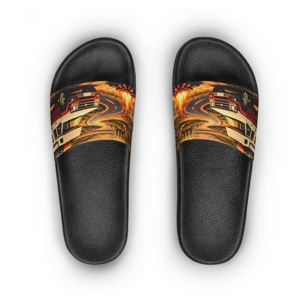 Women's Slide Sandals - 4x4 Camper Slides (Scenic-Line)