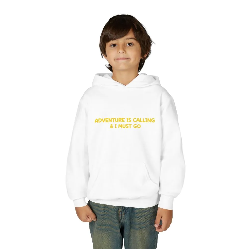 17564010164663244864_2048.jpeg Youth Hoodie(Gildan) – "Adventure Is Calling-I Must Go" (Design Sitcom-Line)