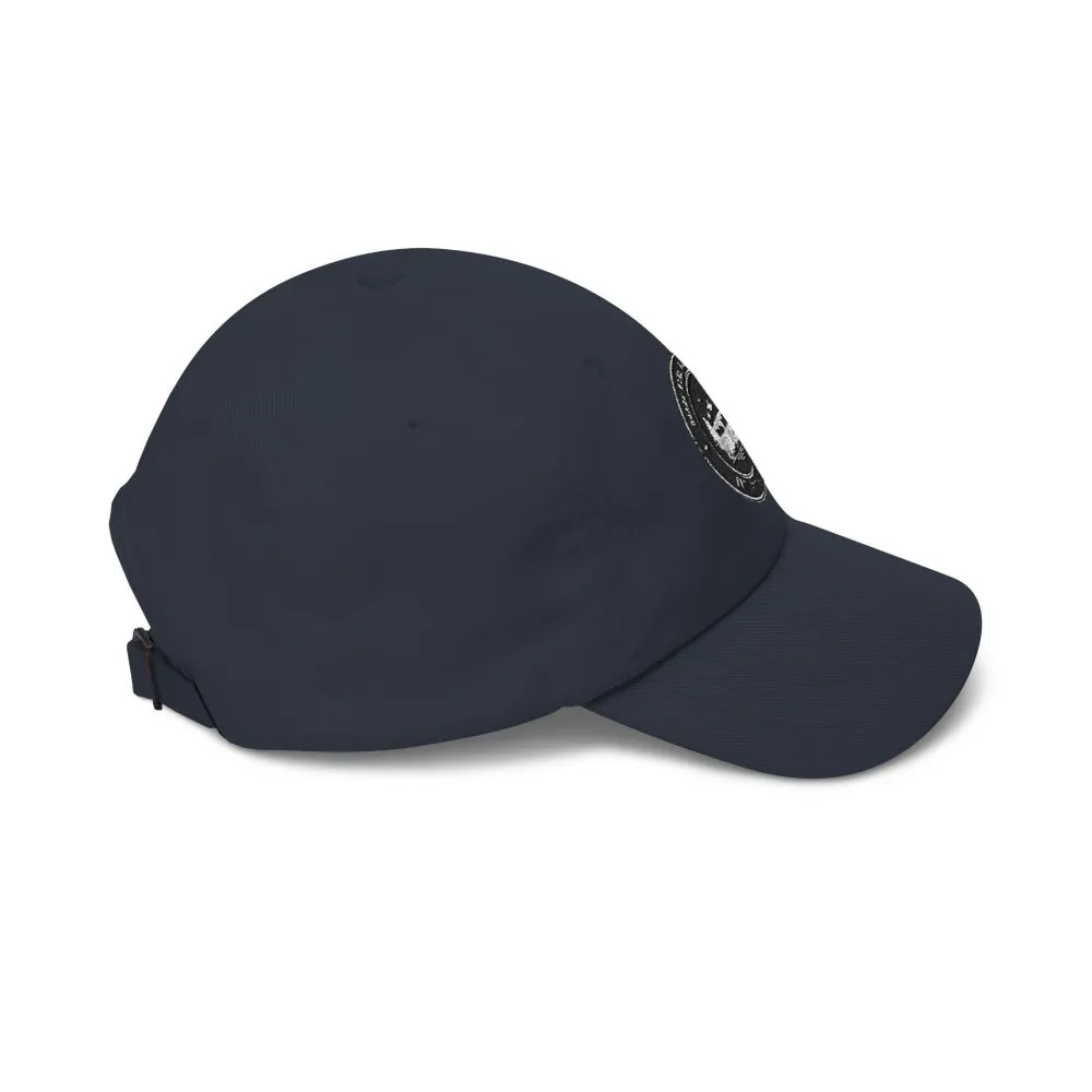 Dad Cap - "ROAD WHERE MADE FOR JOURNEYS-NOT DESTINATIONS" Vintage National Park Stamp Hat